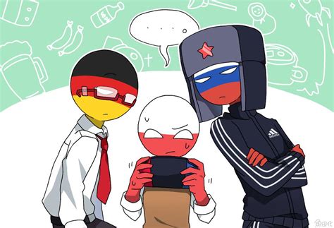 thanks for watching ️Germany <b>x</b> <b>Poland</b> and family part1 🇵🇱🇩🇪. . Countryhumans poland x germany x russia